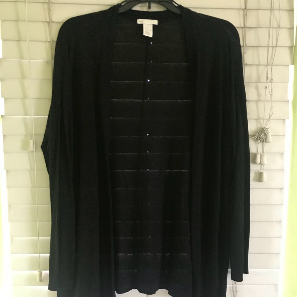 Black H&M cardigan size large